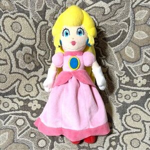 Princess Peach Plush 10” Plushie Official Nintendo Super Mario 2017 Little Buddy